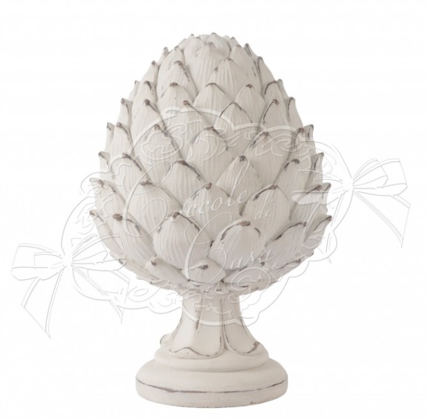 Pigna decorativa in resina - H.25x17 cm - Coccole di Casa